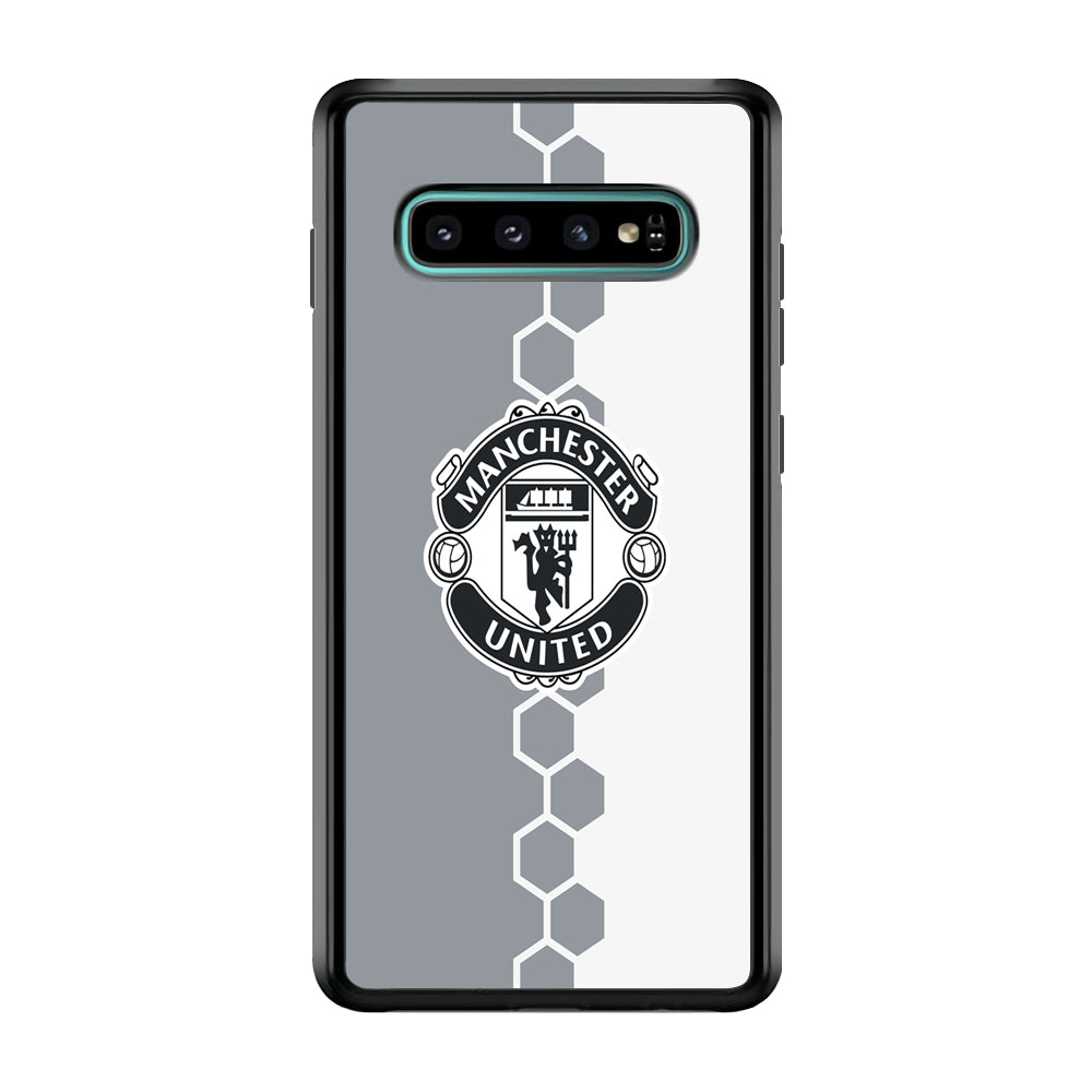 FB Manchester United 001 Samsung Galaxy S10 Case-Phone Case-Rubber Black (2D Case)-Altracase