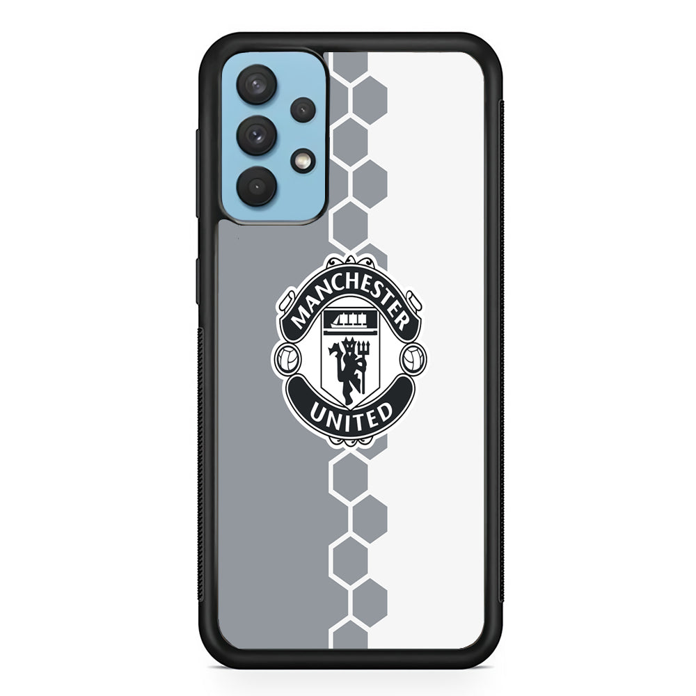 FB Manchester United 001 Samsung Galaxy A32 Case-Phone Case-Rubber Black (2D Case)-Altracase