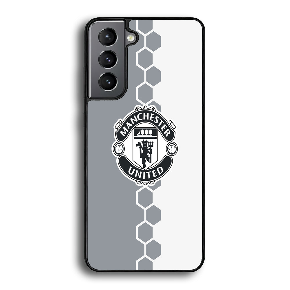 FB Manchester United 001 Samsung Galaxy S21 Plus Case-Phone Case-Rubber Black (2D Case)-Altracase
