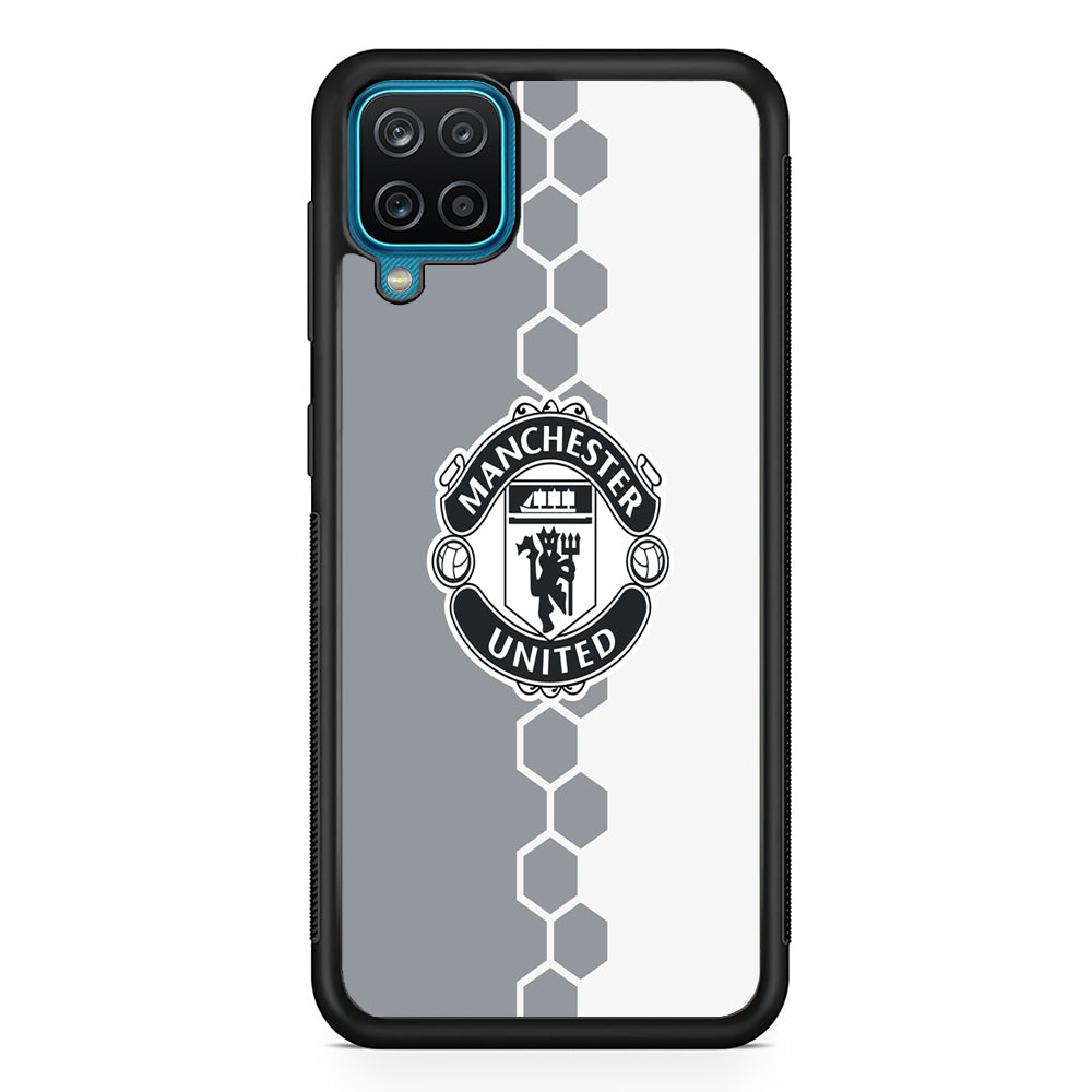 FB Manchester United 001 Samsung Galaxy A12 Case-Phone Case-Rubber Black (2D Case)-Altracase