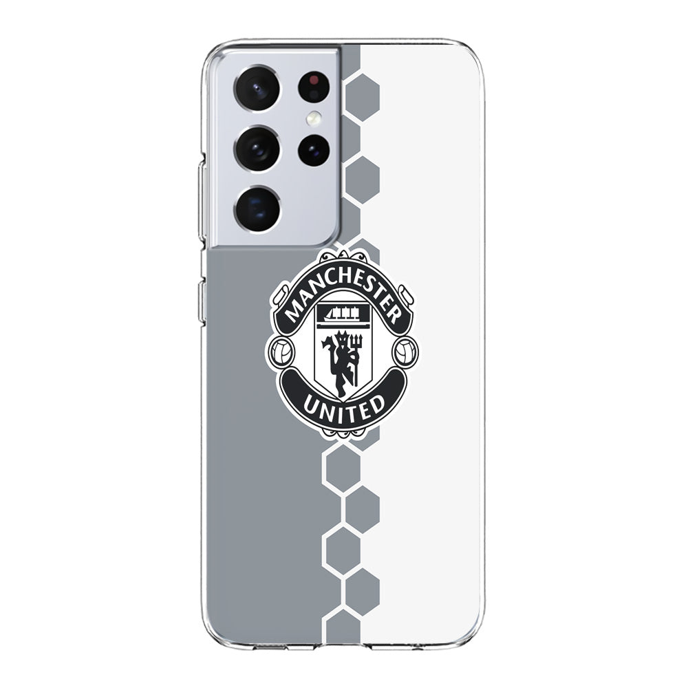 FB Manchester United 001 Samsung Galaxy S21 Ultra Case-Phone Case-Clear Soft Case-Altracase