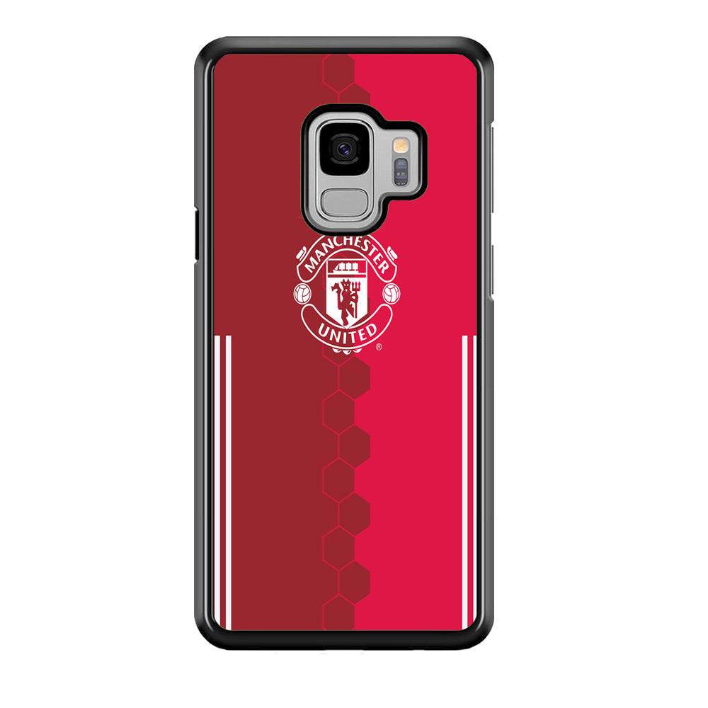 FB Manchester United Samsung Galaxy S9 Case-Phone Case-Rubber Black (2D Case)-Altracase