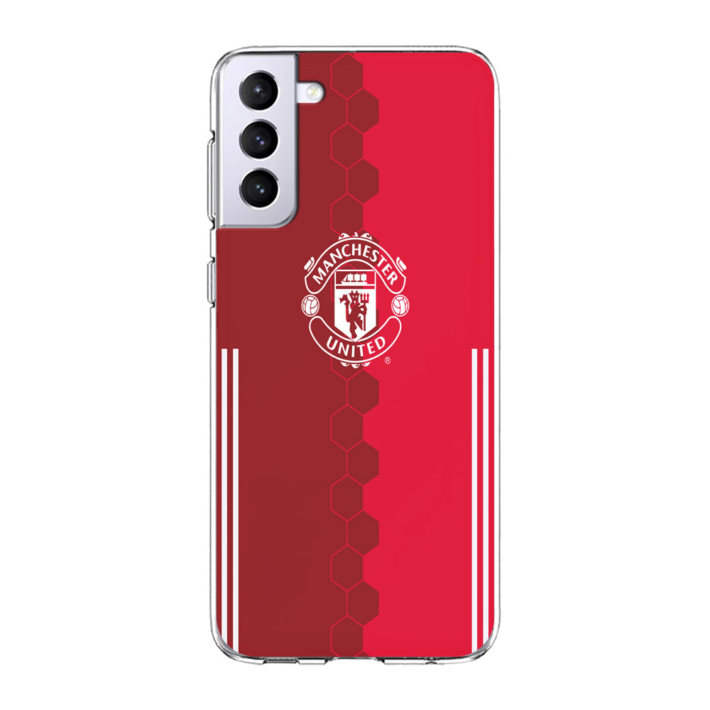 FB Manchester United Samsung Galaxy S21 Plus Case-Phone Case-Clear Soft Case-Altracase