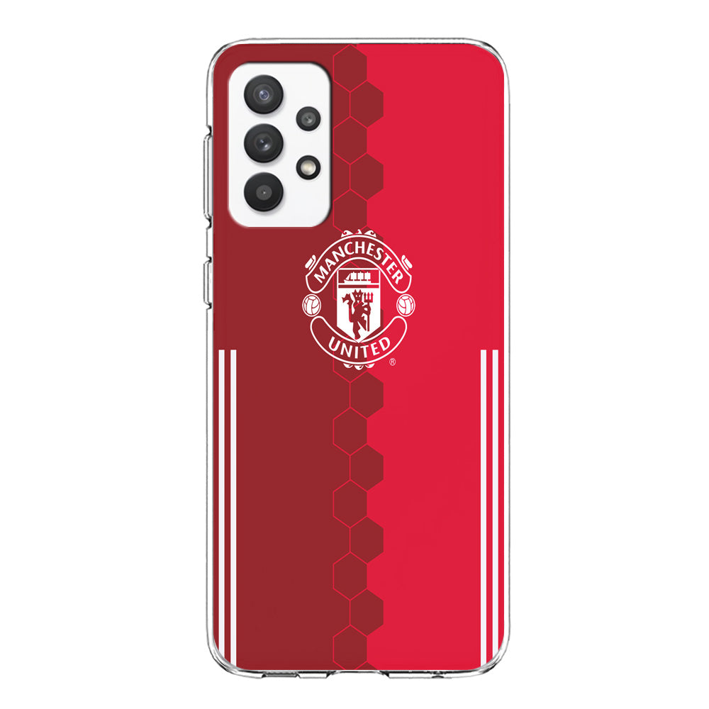 FB Manchester United Samsung Galaxy A32 Case-Phone Case-Clear Soft Case-Altracase
