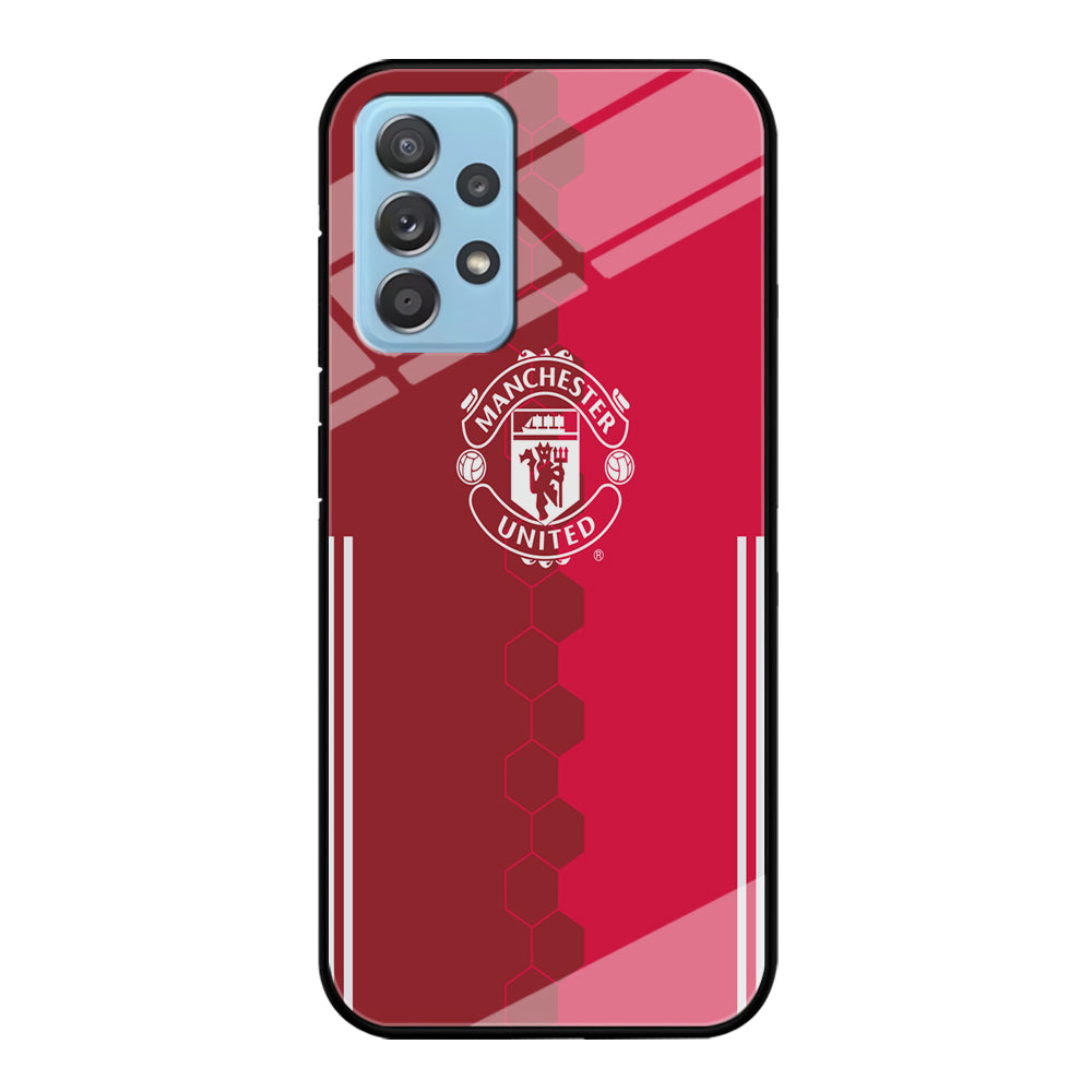 FB Manchester United Samsung Galaxy A72 Case-Phone Case-Tempered Glass Case-Altracase