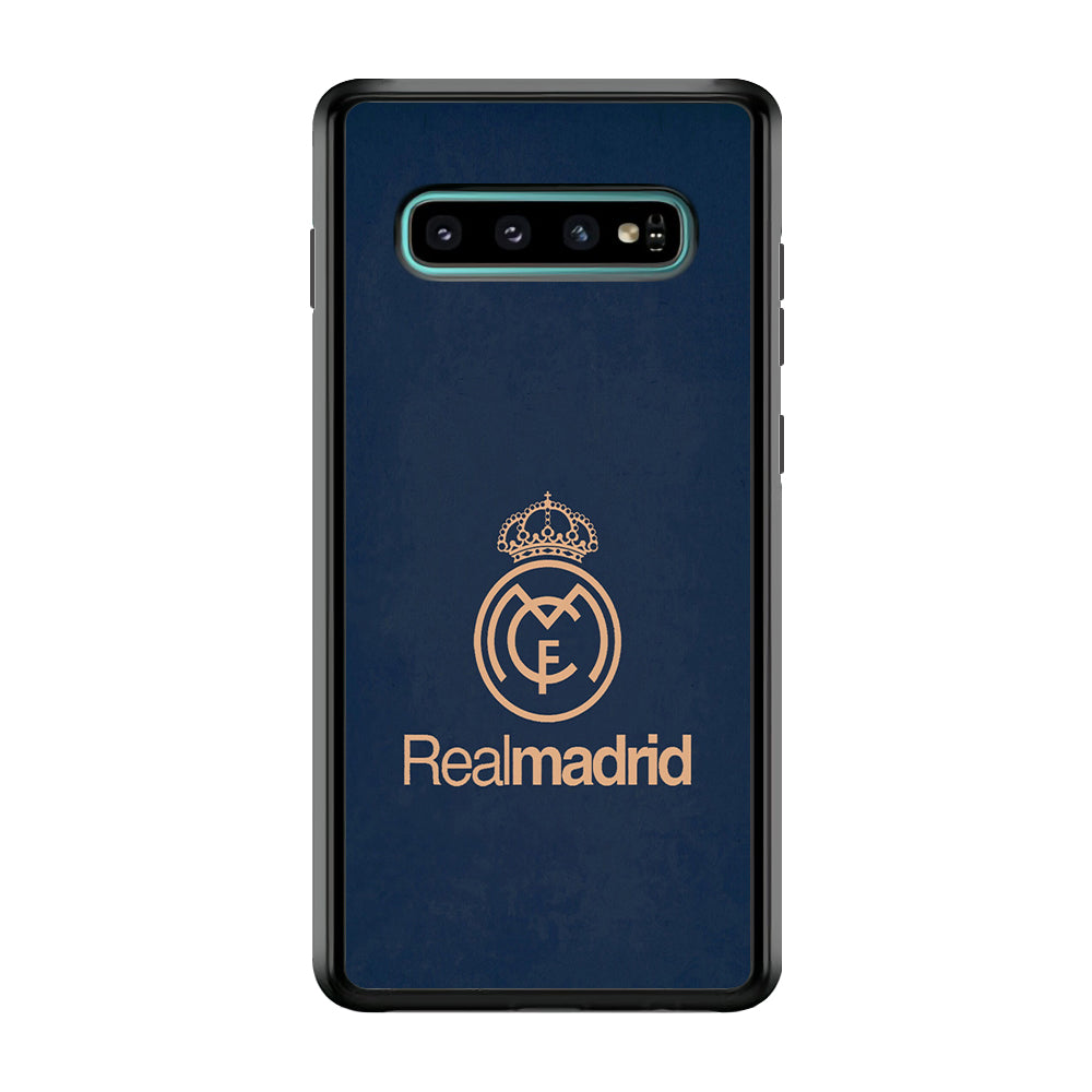 FB Real Madrid Samsung Galaxy S10 Case-Phone Case-Rubber Black (2D Case)-Altracase