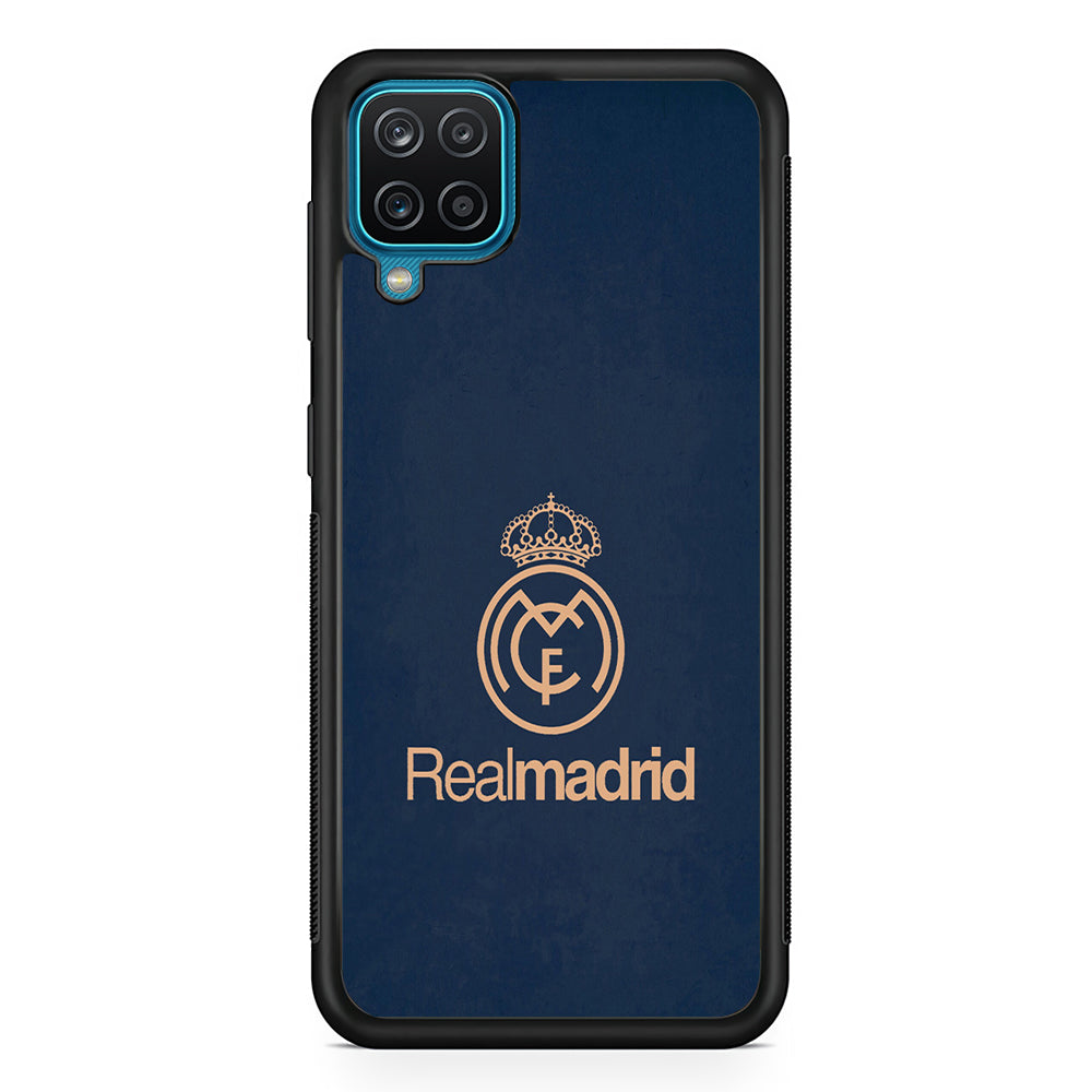 FB Real Madrid Samsung Galaxy A12 Case-Phone Case-Rubber Black (2D Case)-Altracase
