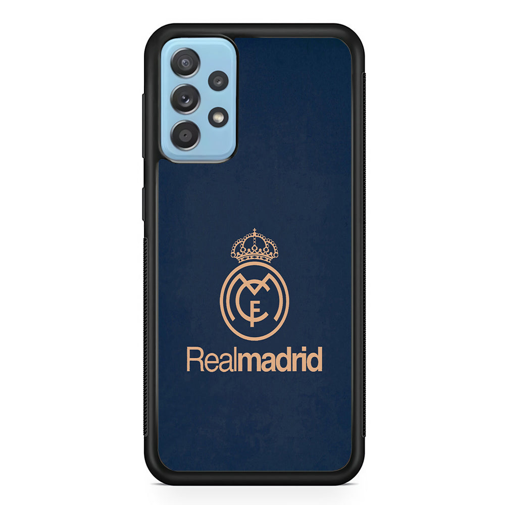 FB Real Madrid Samsung Galaxy A72 Case-Phone Case-Rubber Black (2D Case)-Altracase
