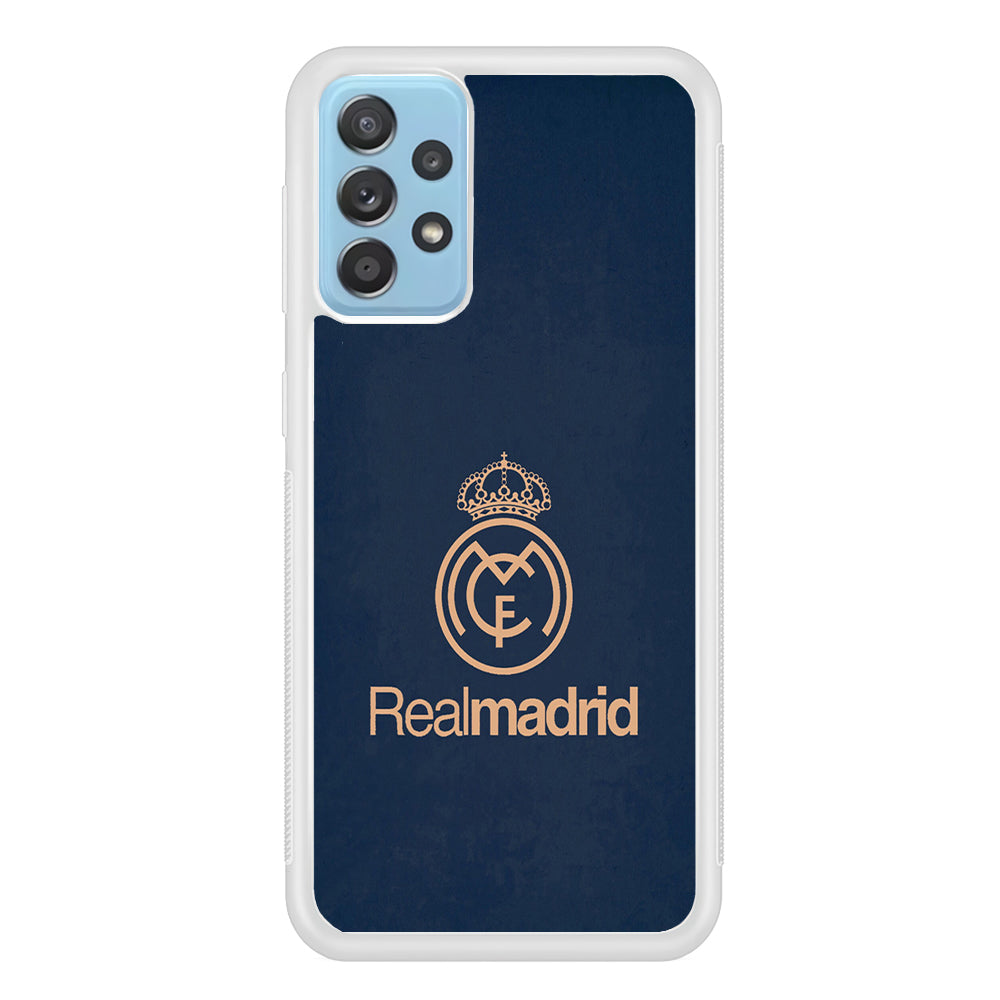 FB Real Madrid Samsung Galaxy A72 Case-Phone Case-Rubber White (2D Case)-Altracase