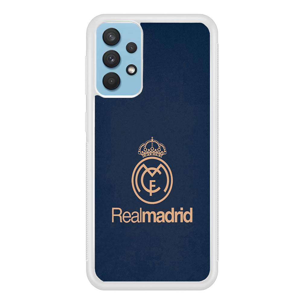 FB Real Madrid Samsung Galaxy A32 Case-Phone Case-Rubber White (2D Case)-Altracase