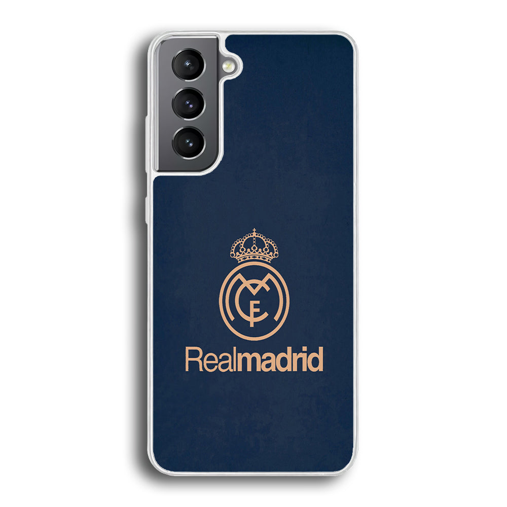 FB Real Madrid Samsung Galaxy S21 Plus Case-Phone Case-Rubber White (2D Case)-Altracase