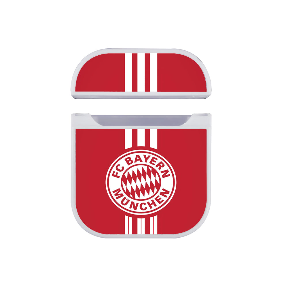 FC Bayern Munich Logo Red Apple AirPods Case-AirPod Case-White-Altracase