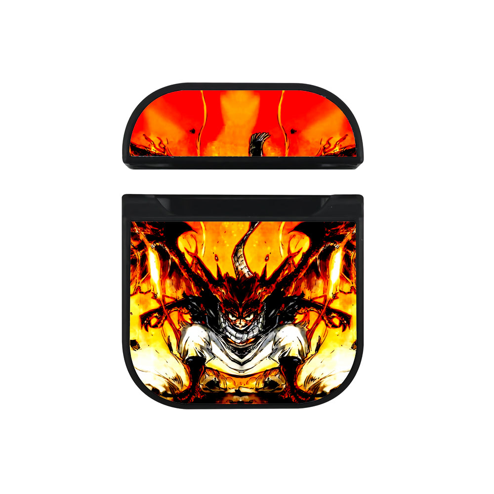Fairy Tail Natsu Dragneel Dragon Hard Plastic Case Cover For Apple Airpods-AirPod Case-Black-Altracase