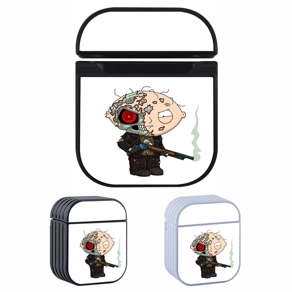 Family Guy Stewie Terminator Apple AirPods Case-AirPod Case-Altracase