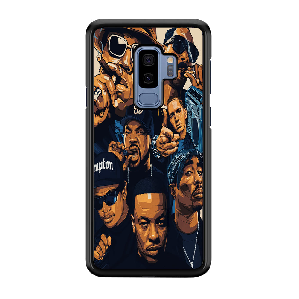 Famous Singer Rapper Samsung Galaxy S9 Plus Case-Phone Case-Rubber Black (2D Case)-Altracase