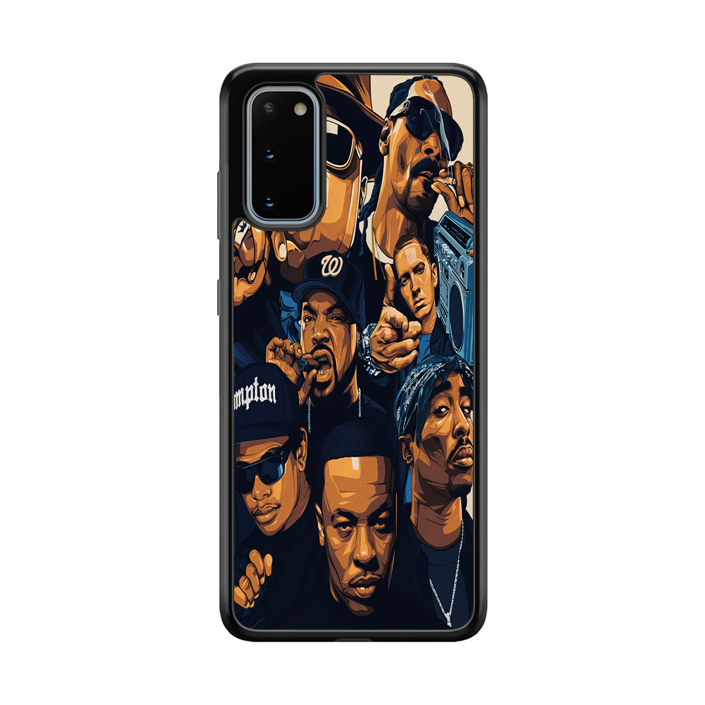 Famous Singer Rapper Samsung Galaxy S20 Case-Phone Case-Rubber Black (2D Case)-Altracase