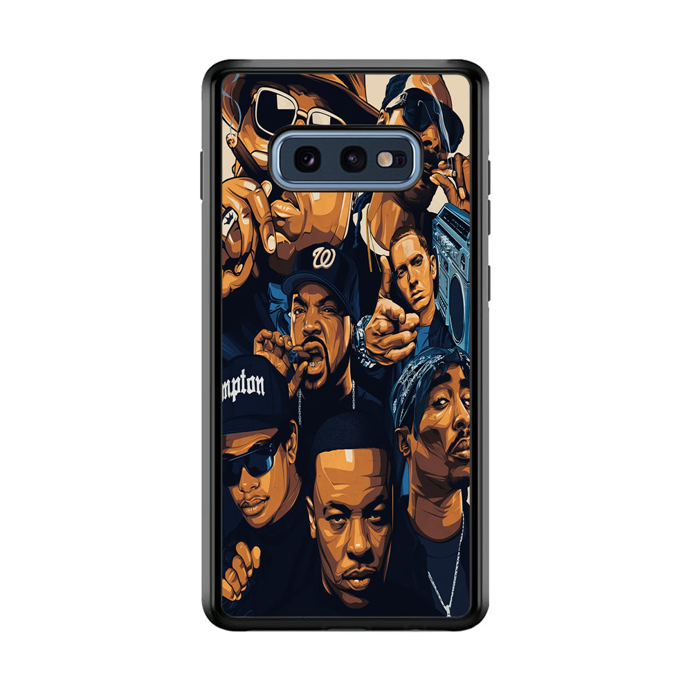 Famous Singer Rapper Samsung Galaxy S10E Case-Phone Case-Rubber Black (2D Case)-Altracase