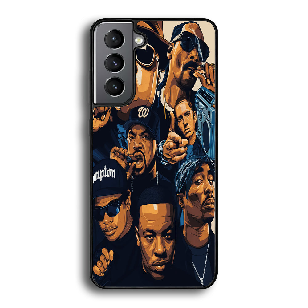 Famous Singer Rapper Samsung Galaxy S21 Plus Case-Phone Case-Rubber Black (2D Case)-Altracase