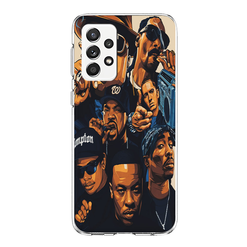 Famous Singer Rapper Samsung Galaxy A72 Case-Phone Case-Clear Soft Case-Altracase