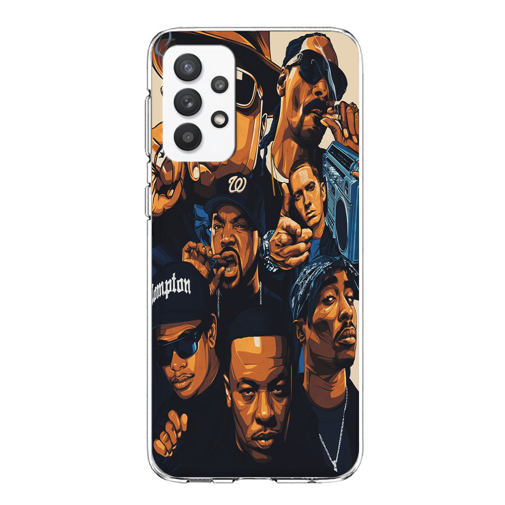 Famous Singer Rapper Samsung Galaxy A32 Case-Phone Case-Clear Soft Case-Altracase