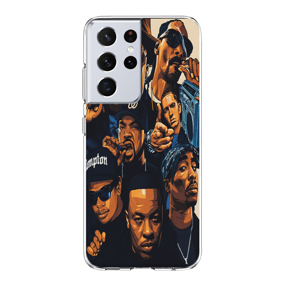 Famous Singer Rapper Samsung Galaxy S21 Ultra Case-Phone Case-Clear Soft Case-Altracase