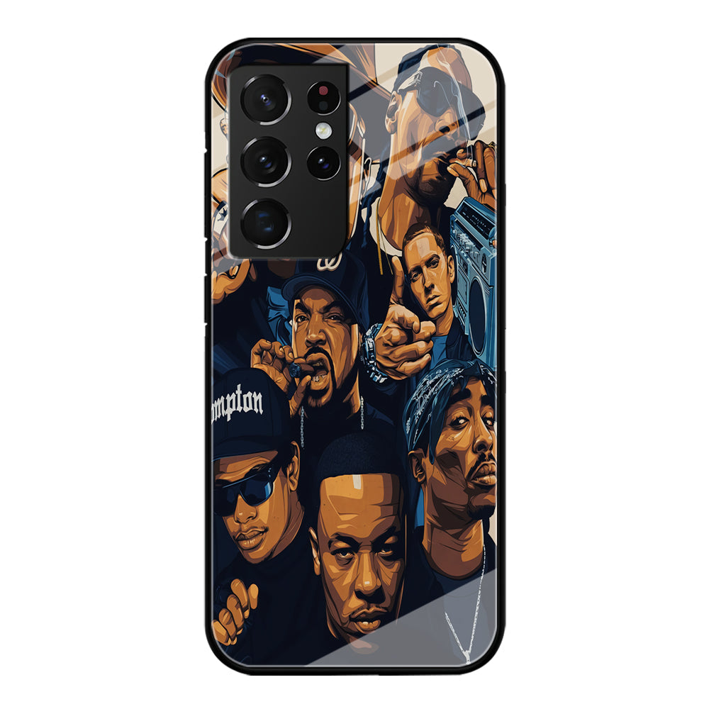 Famous Singer Rapper Samsung Galaxy S22 Ultra Case-Phone Case-Tempered Glass Case-Altracase