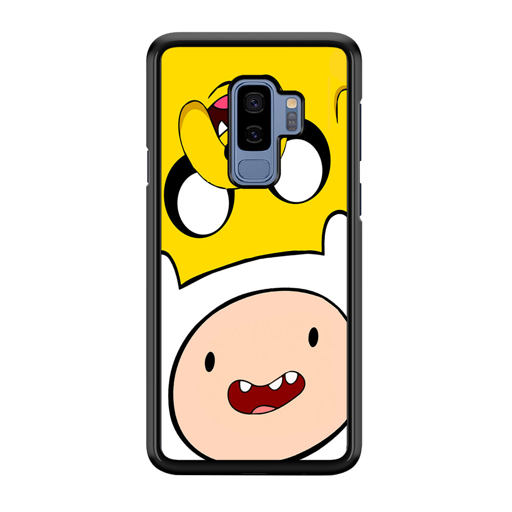 Finn and Jake Adventure Time Samsung Galaxy S9 Plus Case-Phone Case-Rubber Black (2D Case)-Altracase