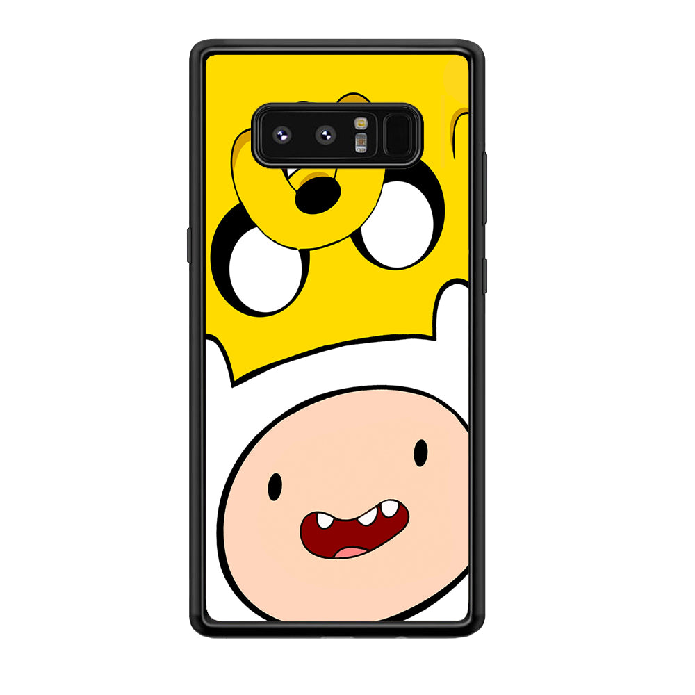 Finn and Jake Adventure Time Samsung Galaxy Note 8 Case-Phone Case-Tempered Glass Case-Altracase
