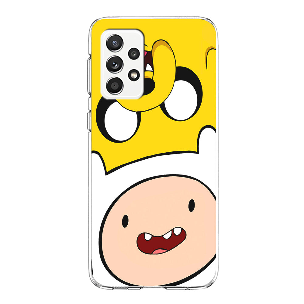 Finn and Jake Adventure Time Samsung Galaxy A72 Case-Phone Case-Clear Soft Case-Altracase