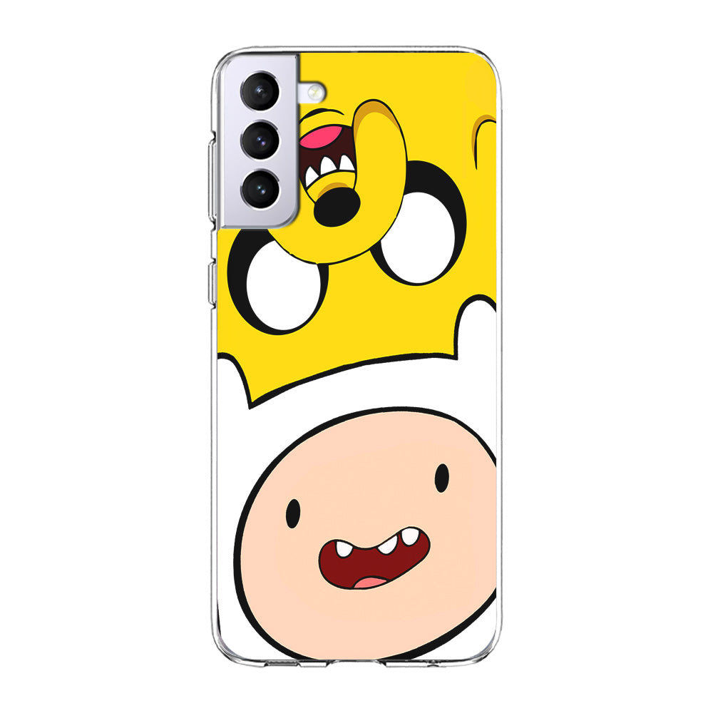 Finn and Jake Adventure Time Samsung Galaxy S21 Plus Case-Phone Case-Clear Soft Case-Altracase