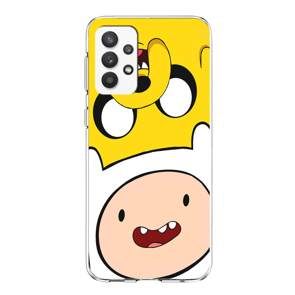 Finn and Jake Adventure Time Samsung Galaxy A32 Case-Phone Case-Clear Soft Case-Altracase