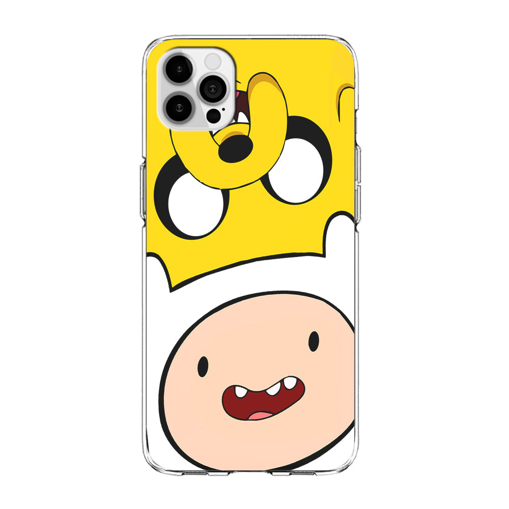 Finn and Jake Adventure Time iPhone 14 Pro Case-Phone Case-Clear Soft Case-Altracase