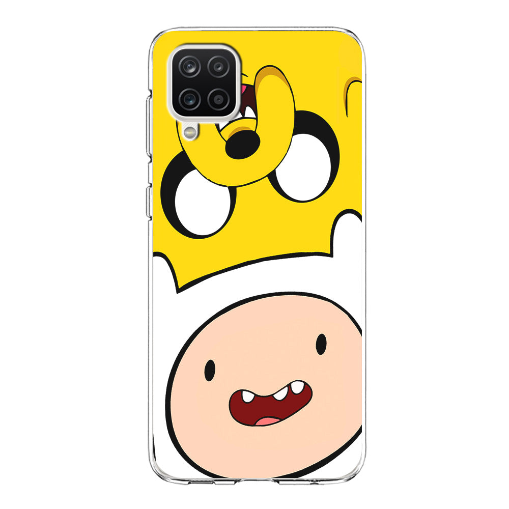 Finn and Jake Adventure Time Samsung Galaxy A12 Case-Phone Case-Clear Soft Case-Altracase