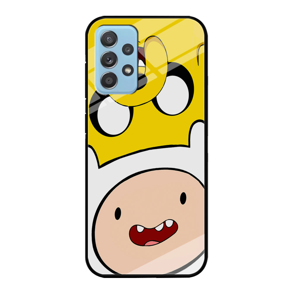Finn and Jake Adventure Time Samsung Galaxy A72 Case-Phone Case-Tempered Glass Case-Altracase