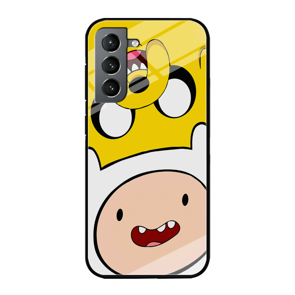 Finn and Jake Adventure Time Samsung Galaxy S21 Plus Case-Phone Case-Tempered Glass Case-Altracase