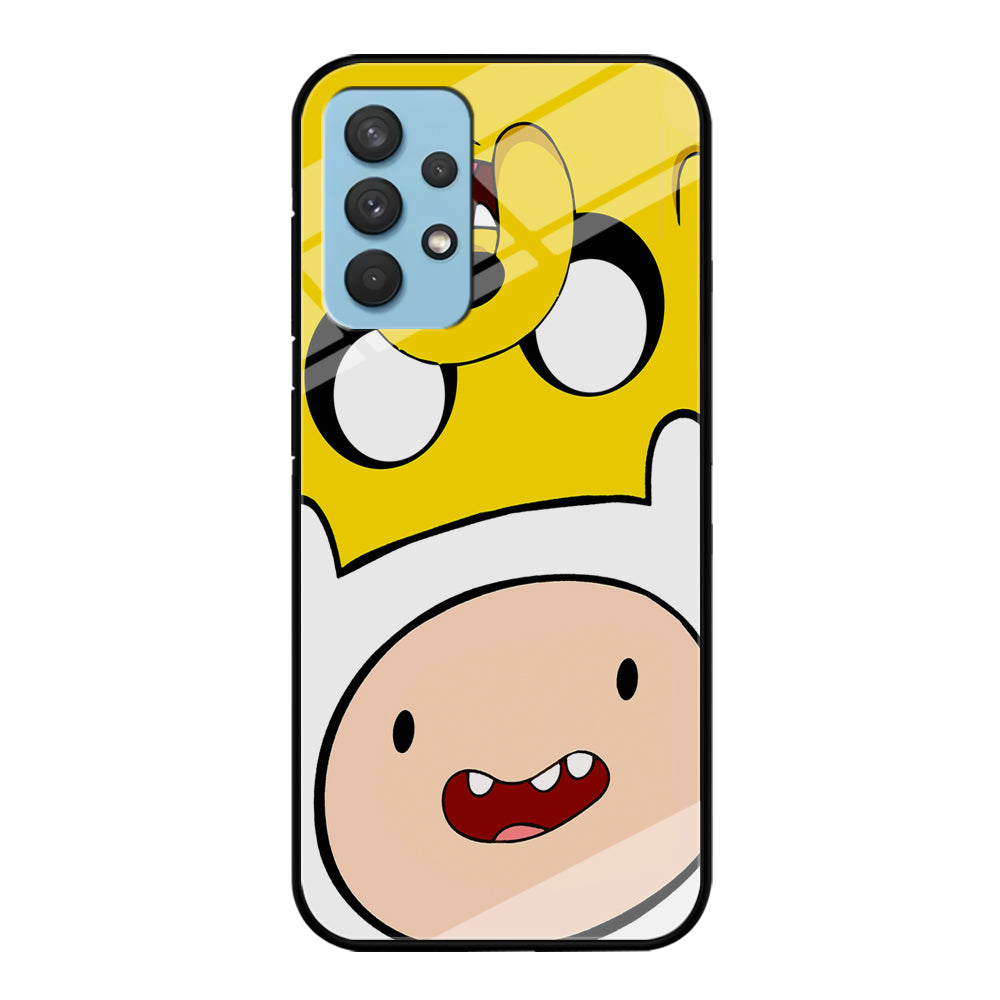 Finn and Jake Adventure Time Samsung Galaxy A32 Case-Phone Case-Tempered Glass Case-Altracase