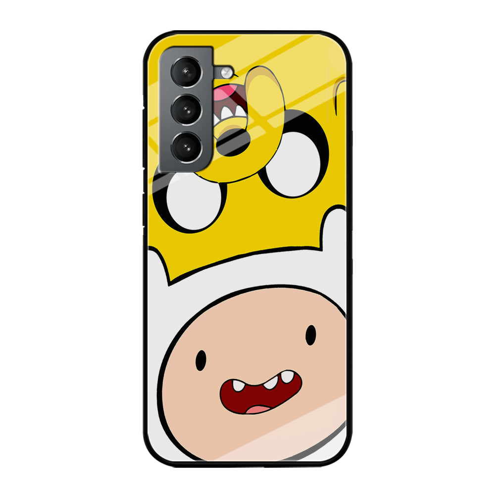 Finn and Jake Adventure Time Samsung Galaxy S22 Plus Case-Phone Case-Tempered Glass Case-Altracase