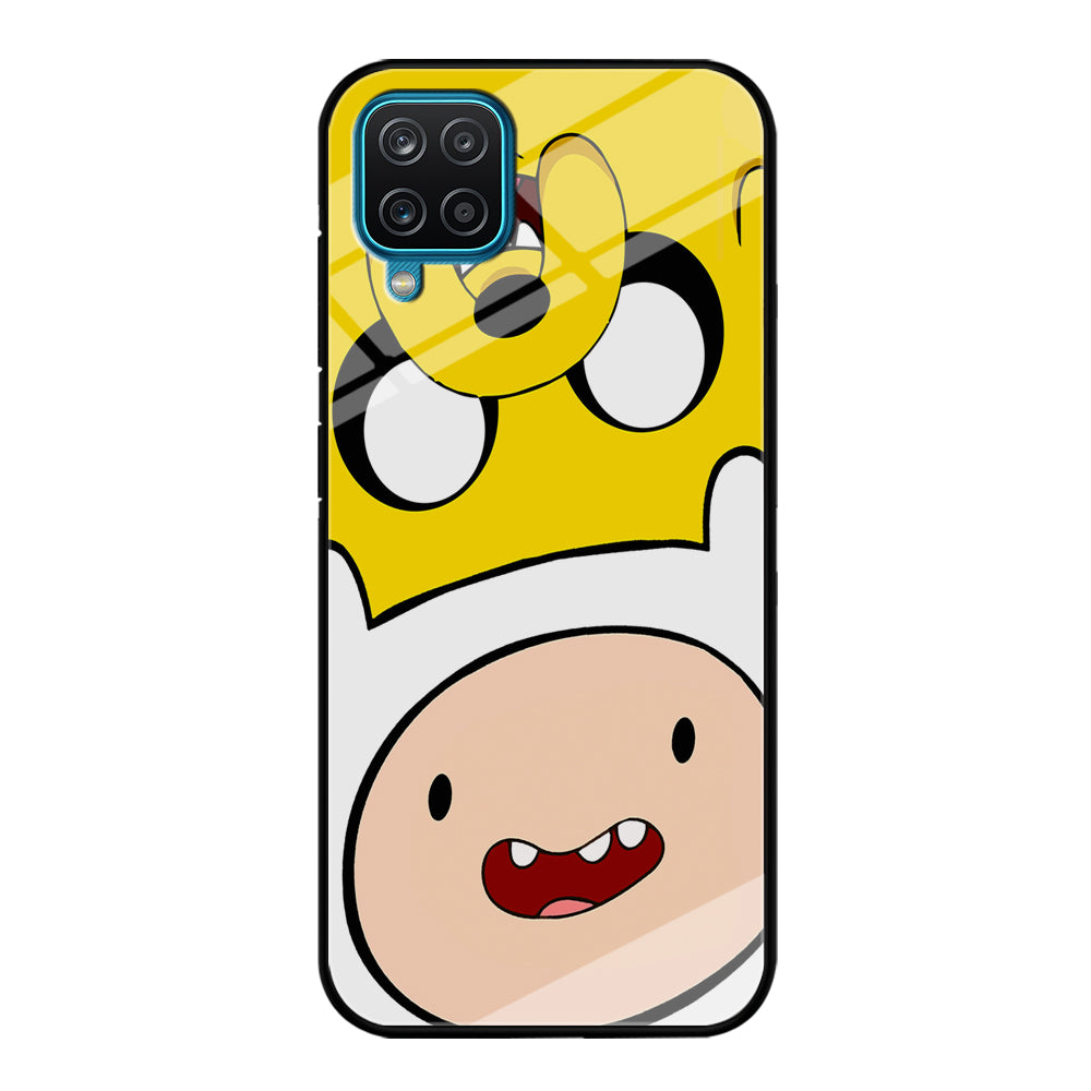Finn and Jake Adventure Time Samsung Galaxy A12 Case-Phone Case-Tempered Glass Case-Altracase