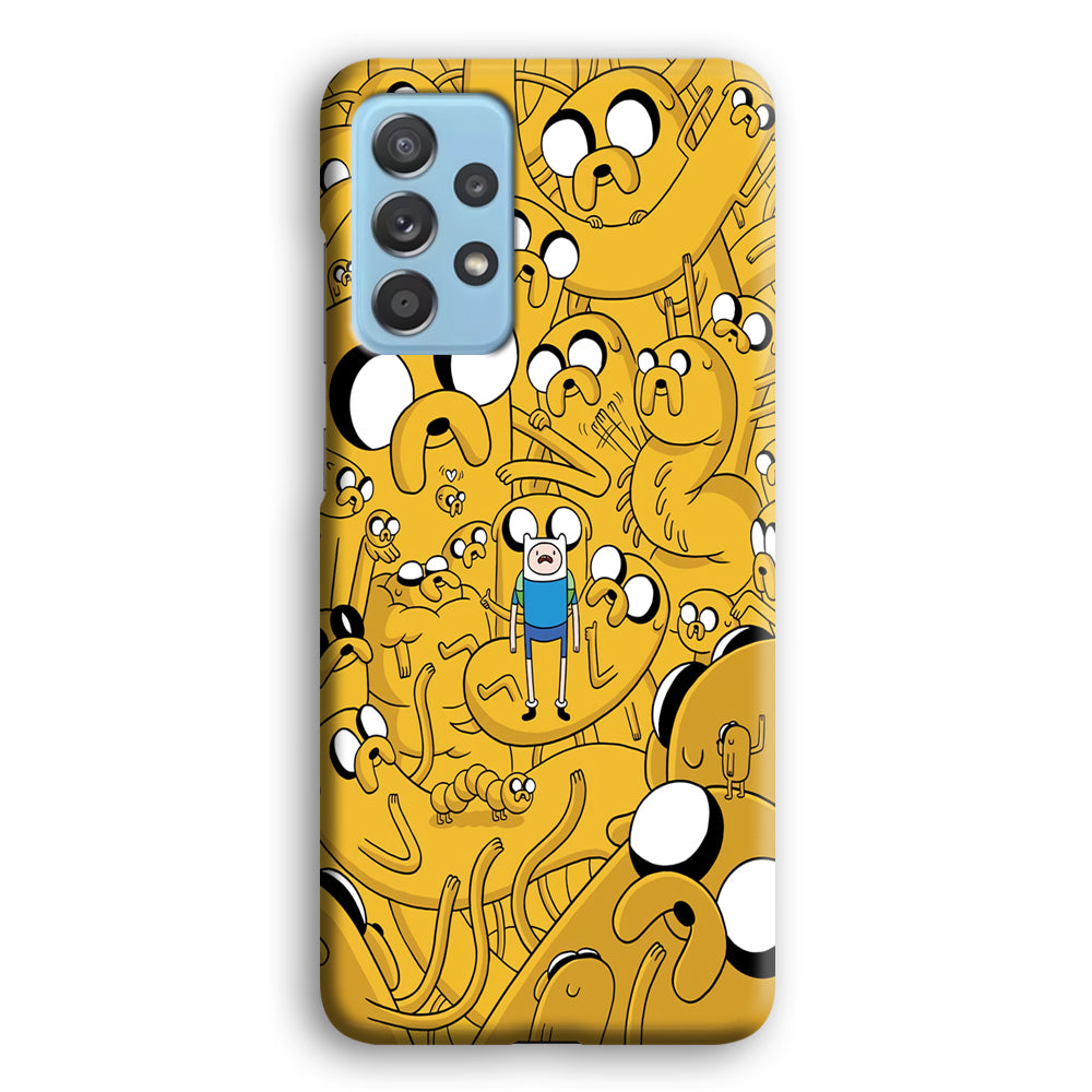 Finn and Jake Doodle Samsung Galaxy A72 Case-Phone Case-3D Case-Altracase