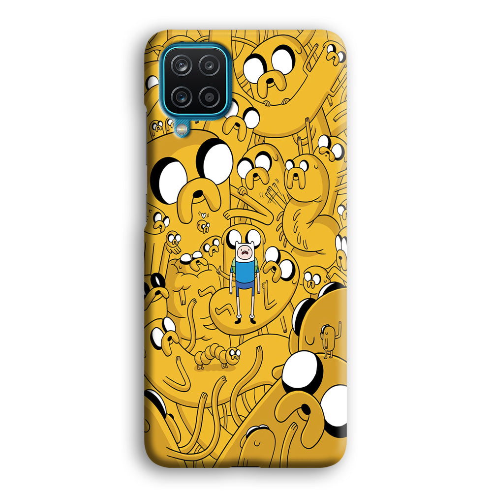 Finn and Jake Doodle Samsung Galaxy A12 Case-Phone Case-3D Case-Altracase