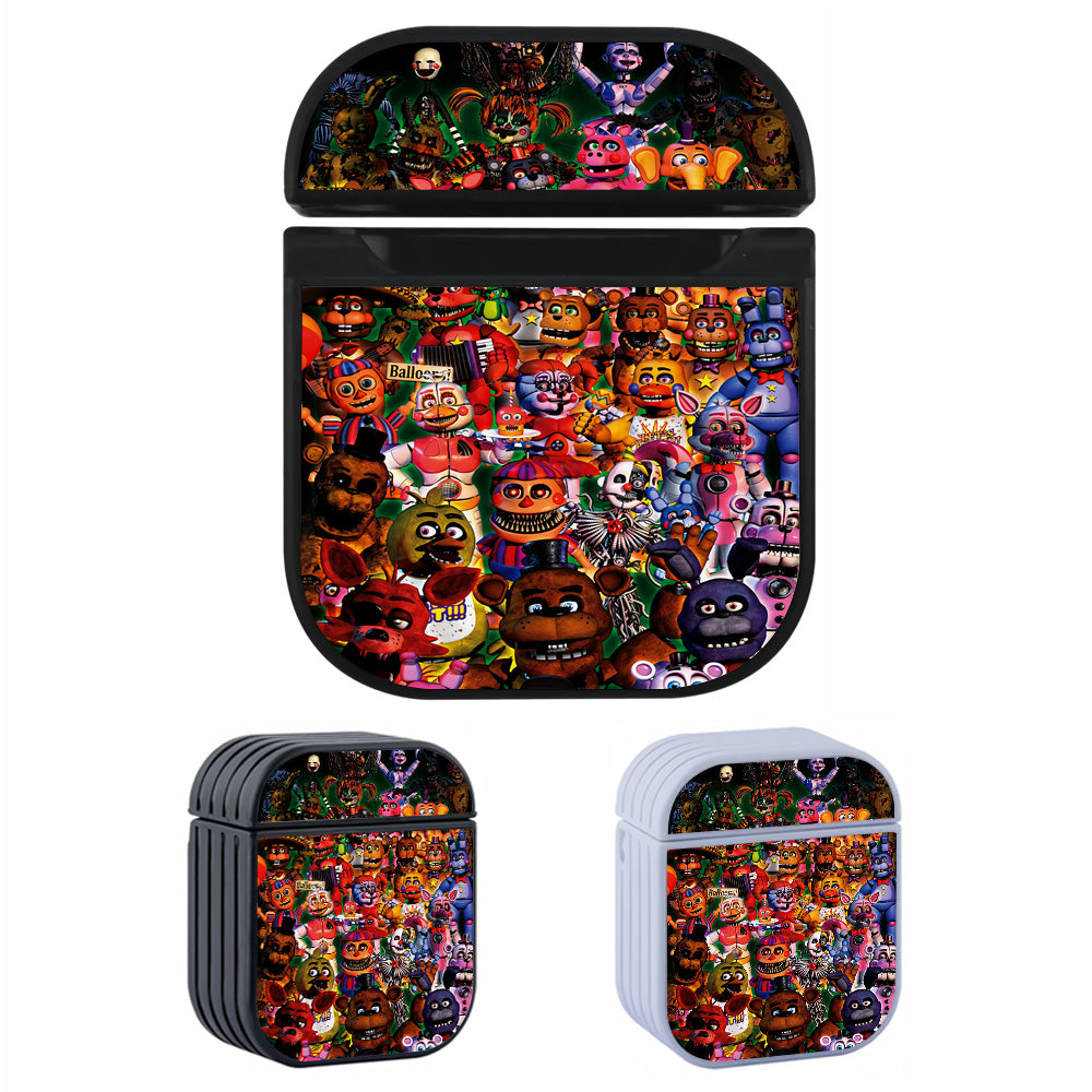 Five Nights At Freddy's All Character Hard Plastic Case Cover For Apple Airpods-AirPod Case-Altracase