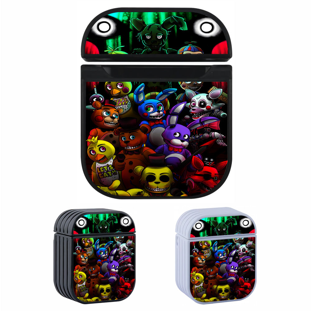 Five Nights At Freddy's Cute Hard Plastic Case Cover For Apple Airpods-AirPod Case-Altracase