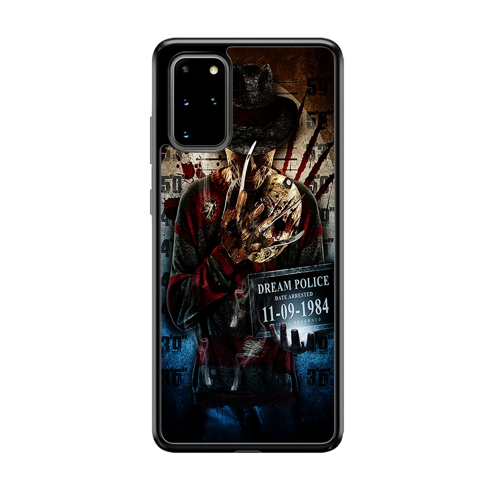 Freddy Krueger Art Poster Samsung Galaxy S20 Plus Case-Phone Case-Rubber Black (2D Case)-Altracase