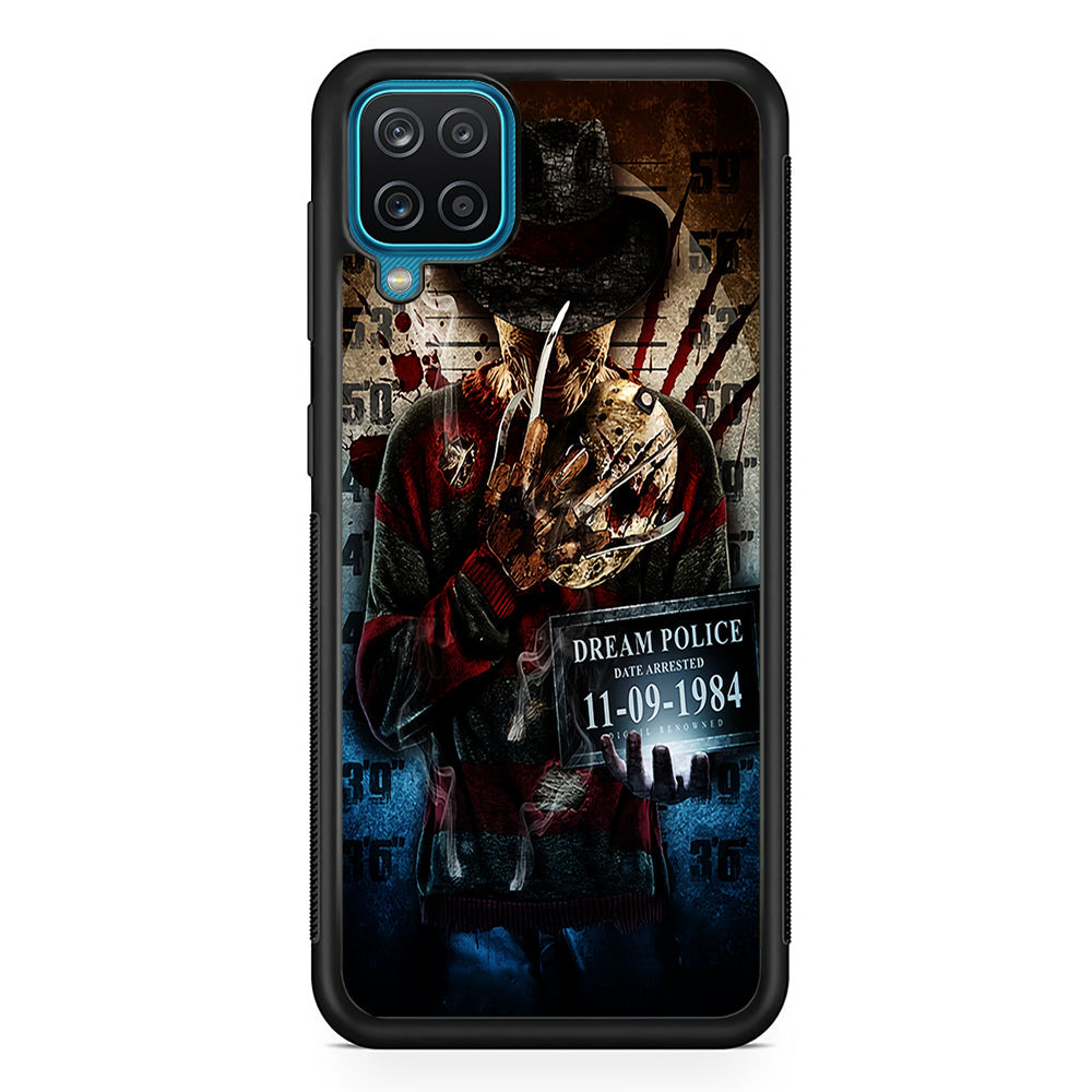 Freddy Krueger Art Poster Samsung Galaxy A12 Case-Phone Case-Rubber Black (2D Case)-Altracase
