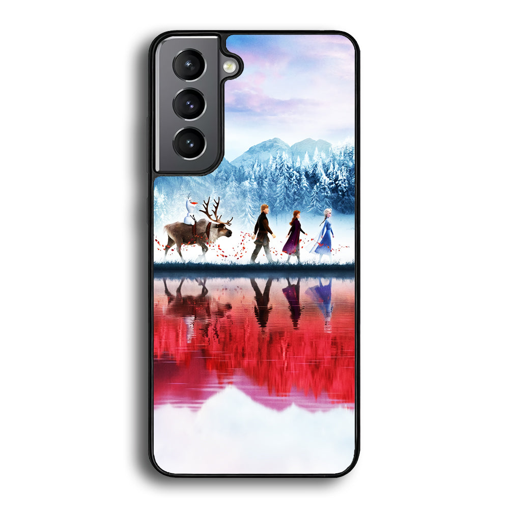 Frozen 2 Poster Samsung Galaxy S25 Case-Phone Case-Rubber Black (2D Case)-Altracase