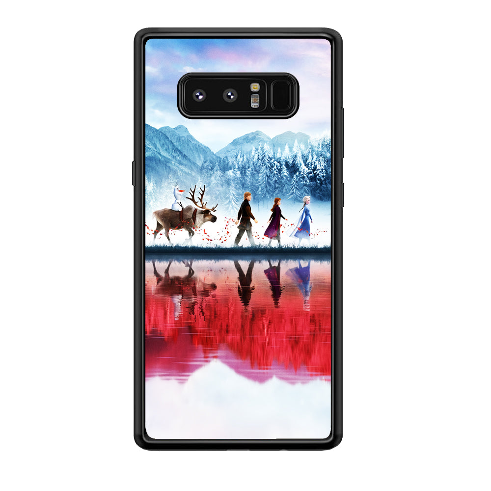 Frozen 2 Poster Samsung Galaxy Note 8 Case-Phone Case-Rubber Black (2D Case)-Altracase