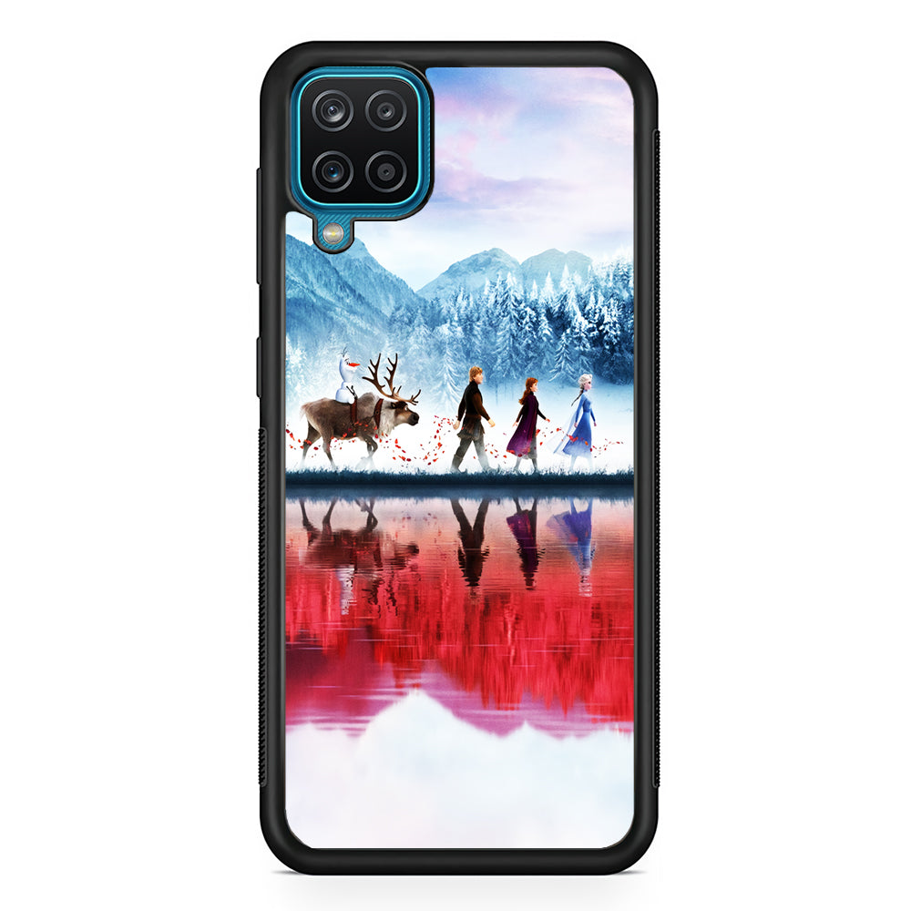 Frozen 2 Poster Samsung Galaxy A12 Case-Phone Case-Rubber Black (2D Case)-Altracase