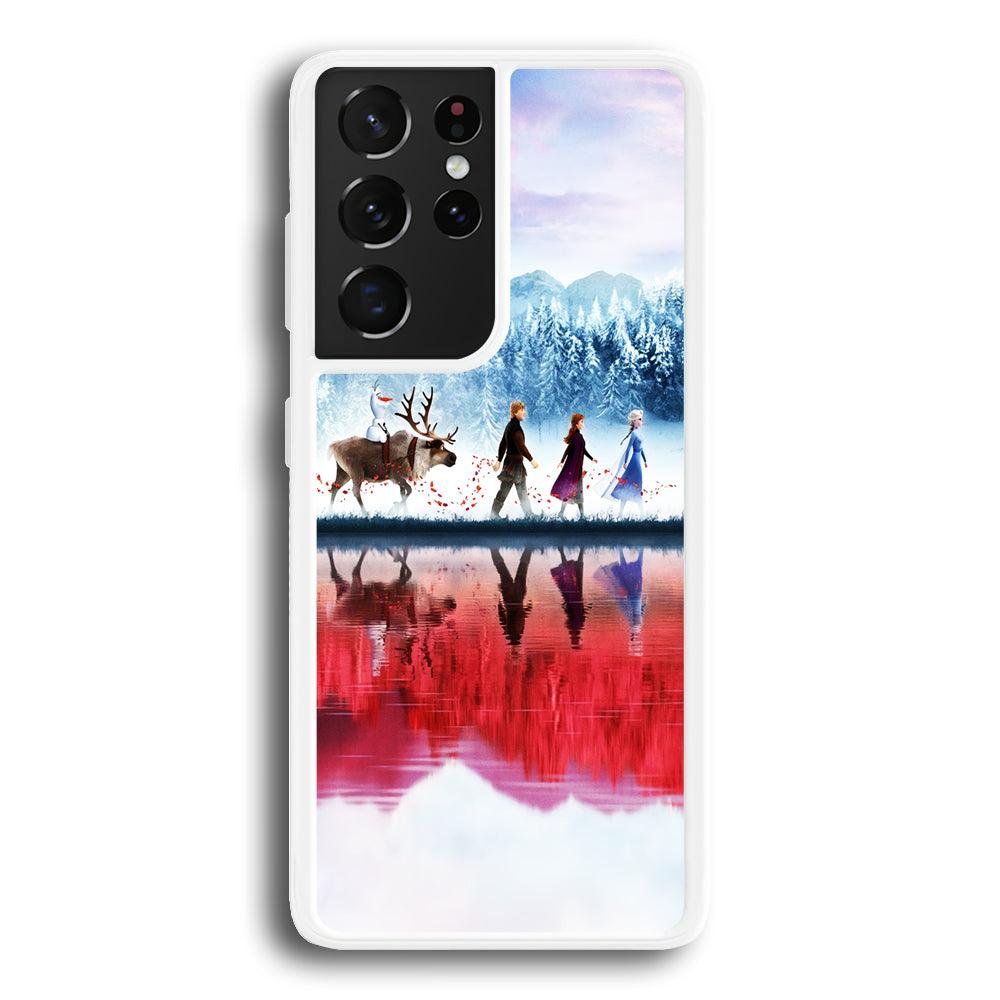 Frozen 2 Poster Samsung Galaxy S21 Ultra Case-Phone Case-Rubber White (2D Case)-Altracase