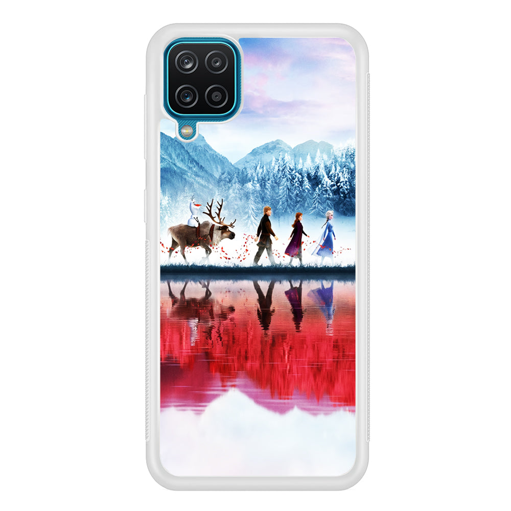 Frozen 2 Poster Samsung Galaxy A12 Case-Phone Case-Rubber White (2D Case)-Altracase