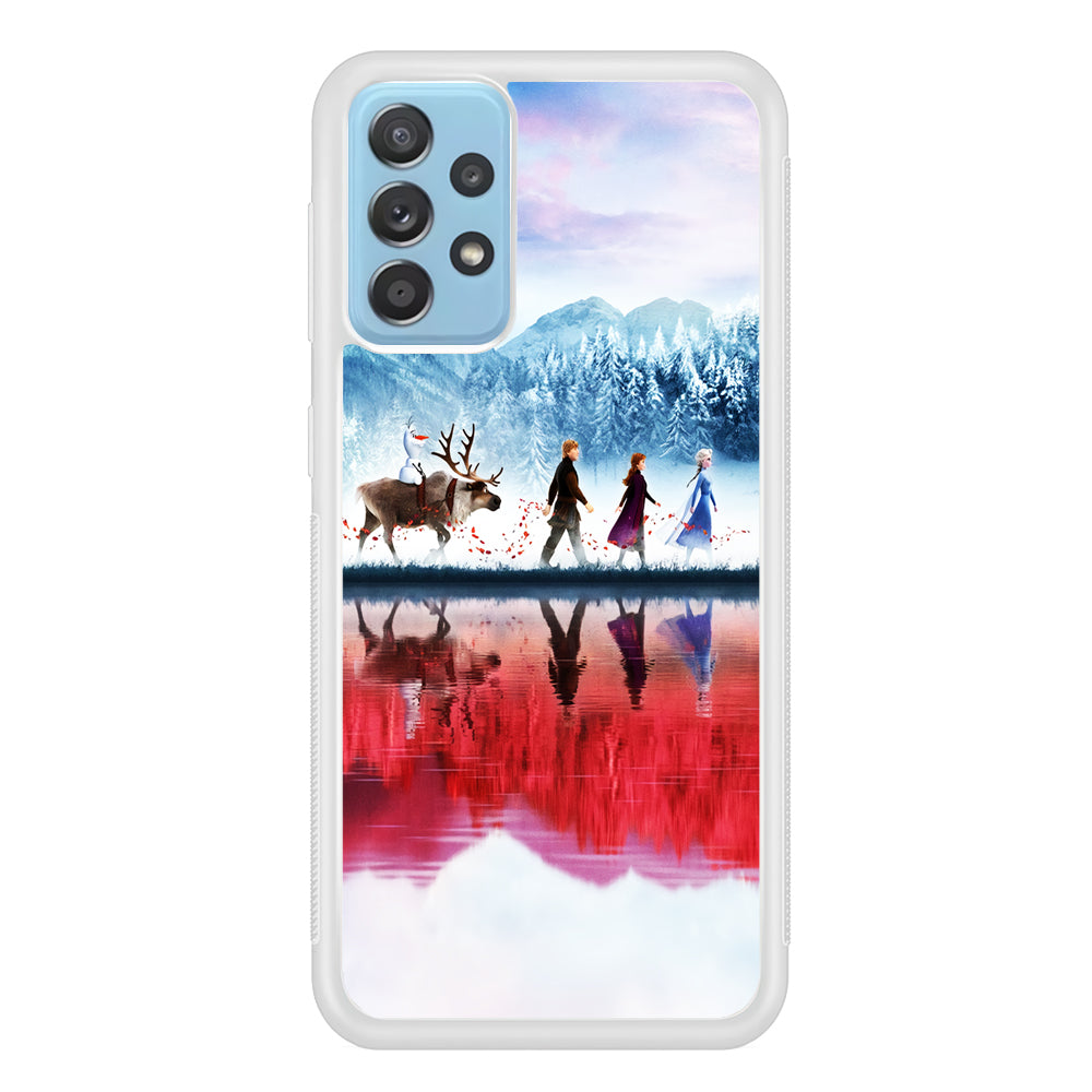 Frozen 2 Poster Samsung Galaxy A72 Case-Phone Case-Rubber White (2D Case)-Altracase